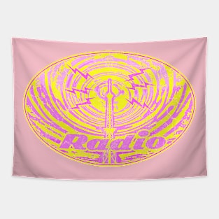 Pink Radio Music Tapestry