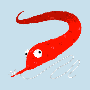 Worm on a String - Red T-Shirt