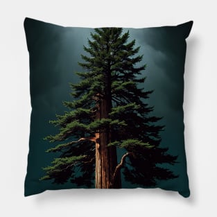 Pine Tree Standing Tall Pillow