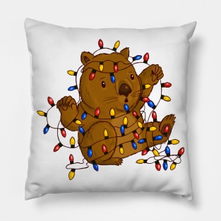 Christmas Wombats Pillow
