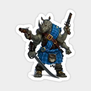 Rhino Gunner Magnet