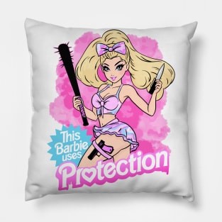 This Babe Uses Protection Pillow