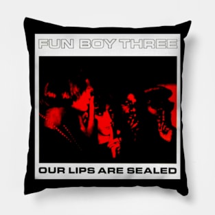 Our Lips Are Sealed New Wave Classic 1983 Waiting Pillow