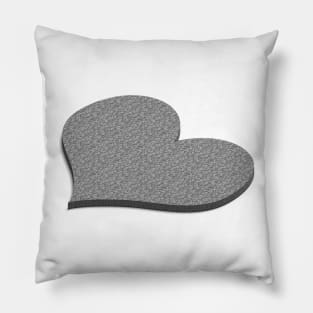 3d Heart of stone Pillow