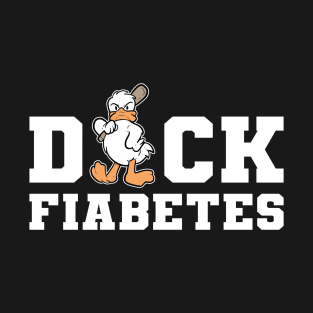 Funny Diabetics Duck Type 2 Awareness Month Gift T-Shirt