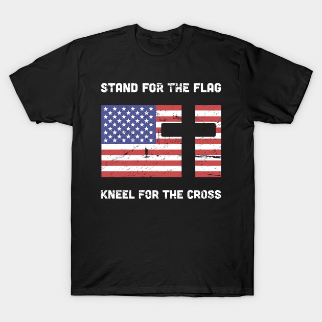 Usa American Flag Christian Cross Stand For The Flag Shirt Usa American Flag Christian Cross Stand For The Flag Shirt