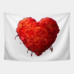 Heart Full OF Roses (Valentines Special) Tapestry