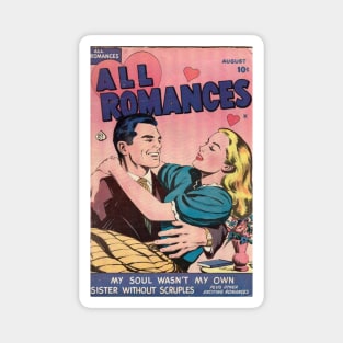 All Romances Classic Comic Book Cover Magnet