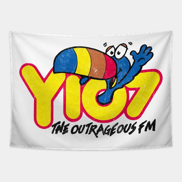 Y107 Nashville, TN / 1980s Radio Station Tapestry by CultOfRomance