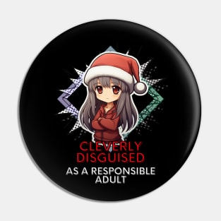 Cute Girl Anime Styles - Funny - Christmas Humor - Saying Pin