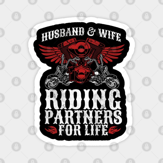 Husband and wife Magnet by Graphic tees