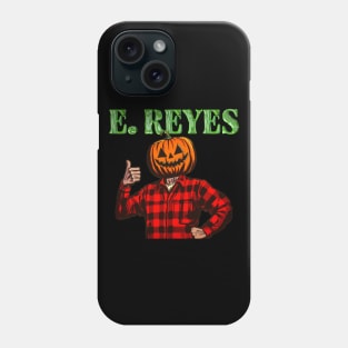 E. Reyes Pumpkin Man Logo with Slime Green Letters Phone Case