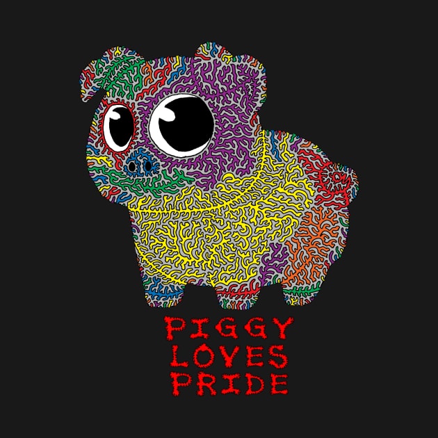 Piggy Loves Pride by NightserFineArts