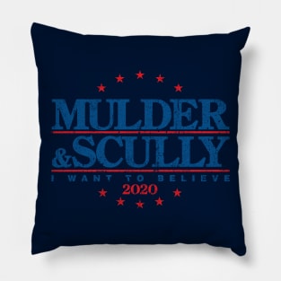 Mulder & Scully 2020 Pillow