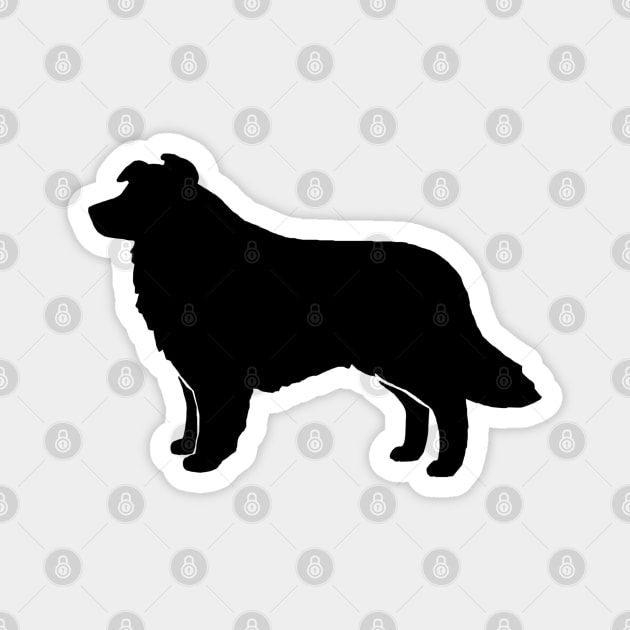 Border Collie Silhouette Magnet by Coffee Squirrel