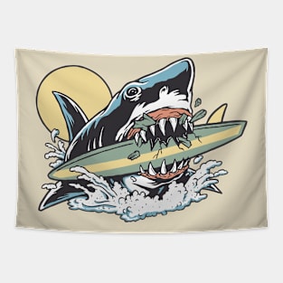 SURF SHARK Tapestry