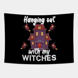 Hanging out with my witches Tapestry