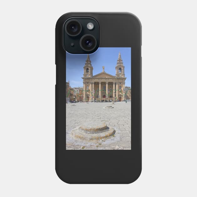 St Publius Church, Floriana, Malta Phone Case by Carole-Anne