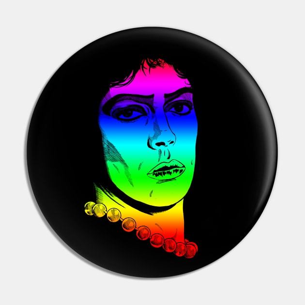 Rocky gay pride Pin by JonathanGrimmArt