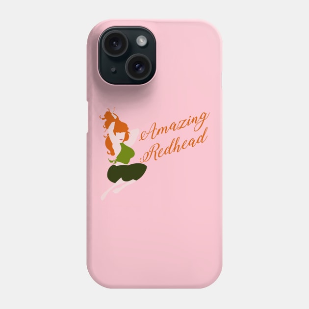 Amazing Redhead Phone Case by jintetsu