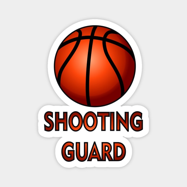 Basketball Shooting Guard Magnet by EmmyJ