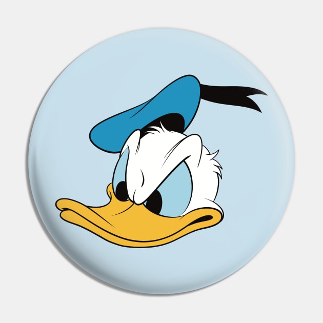 Classic Angry Donald Duck Pin by liquidsouldes