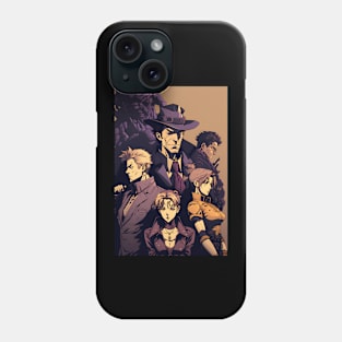 Anime Detective Group Old School Phone Case