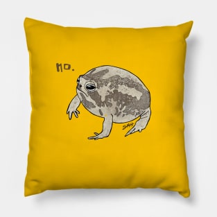 froggie says NO Pillow