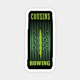 Cousins Rowing T-shirt Magnet