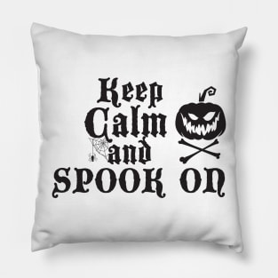 keep calm and spoon on! Pillow