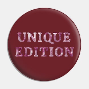 unique red edition Pin