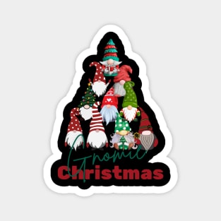 Gnomie Christmas Cute Holiday Saying Magnet