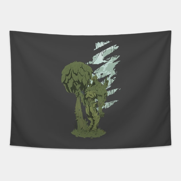 swamp-thing Tapestry by tinbott