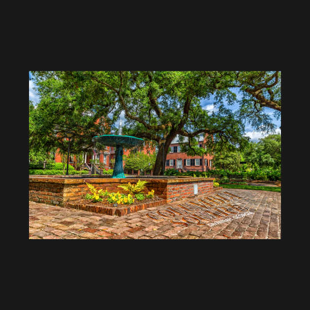 Columbia Square Savannah Georgia by Gestalt Imagery