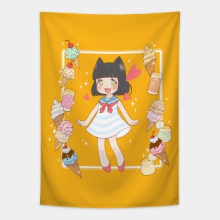 Nia's ice cream Tapestry