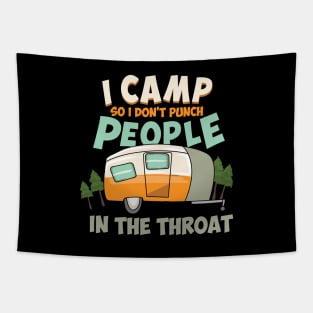 Camping Lover Camper Caravan Camp Campsite Gift Tapestry