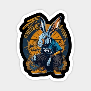 Hip-hop rabbit Magnet