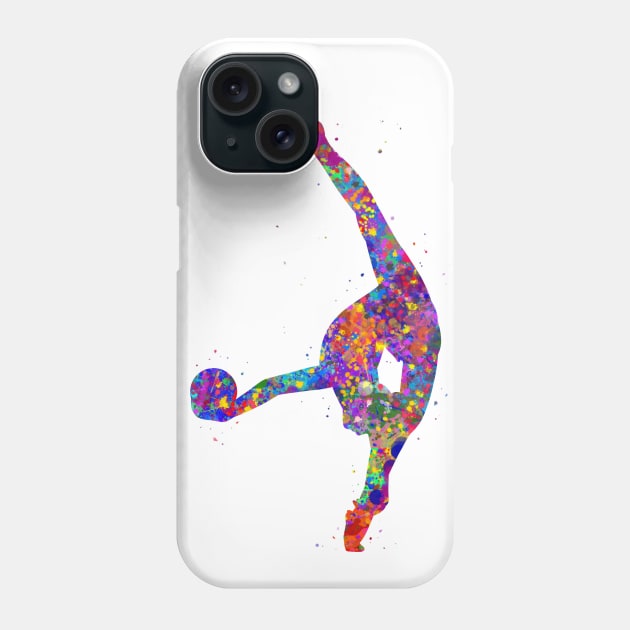 Rhythmic gymnastics ball Phone Case by Yahya Art