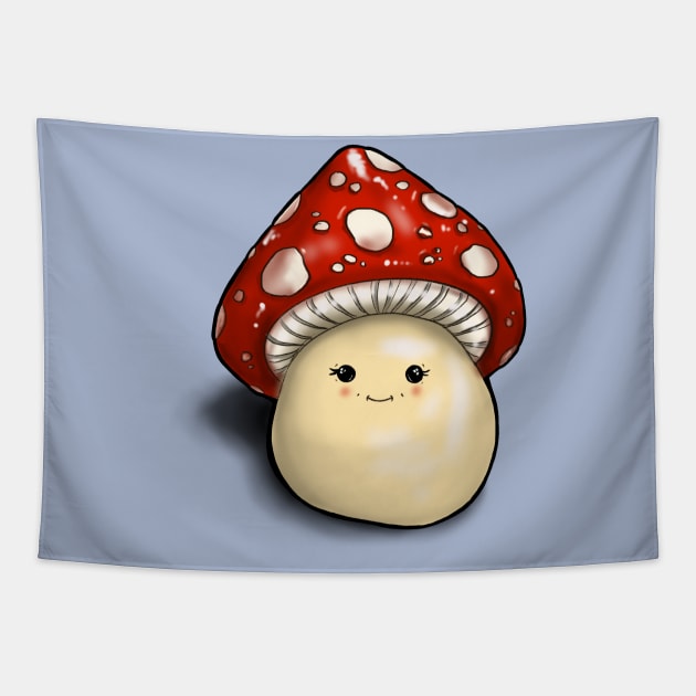 Super Cute Mushroom Tapestry by MSerido