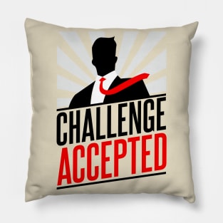 Barney Stinson Challenge Accepted Pillow