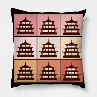 Streetwear Urban Pop Art Pagoda Japanese 419 Pillow