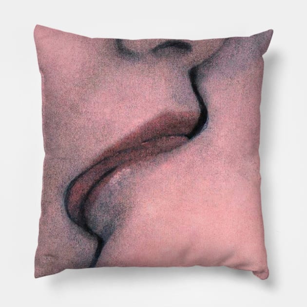 Kiss Pillow by donbsm