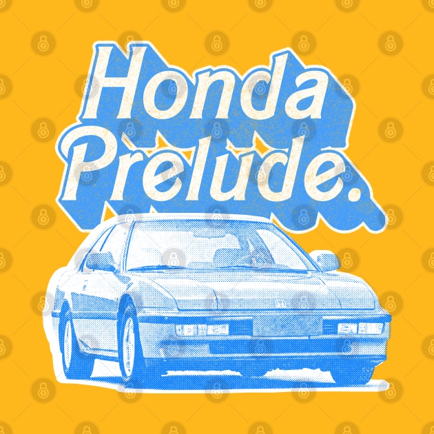 Honda Prelude (Blue) /// Original Retro Design by DankFutura