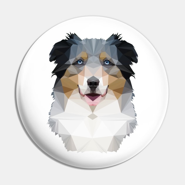 Australian Shepherd Pin by arlingjd