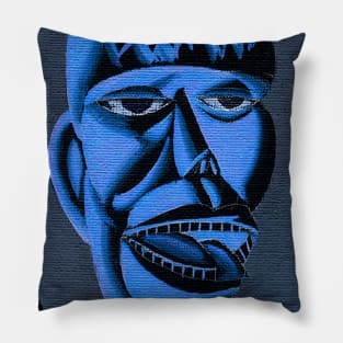 ugly face krule tshirt Pillow