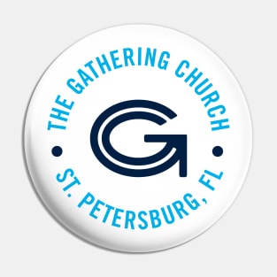 The Gathering Church Round Logo (Light Color Shirt) Pin