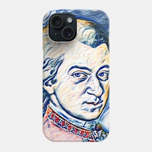 Wolfgang Amadeus Mozart Portrait | Wolfgang Amadeus Mozart Artwork 10 Phone Case