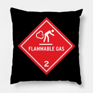 Flammable Gas Warning Pillow