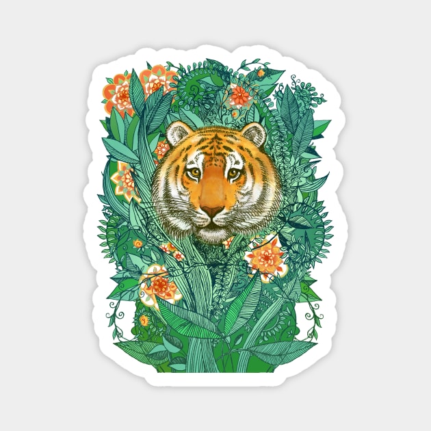 Tiger Tangle in Color Magnet by micklyn