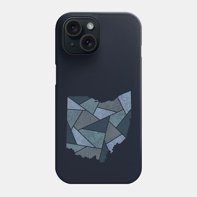 Ohio Mosaic - Erie Fog Phone Case by dSyndicate